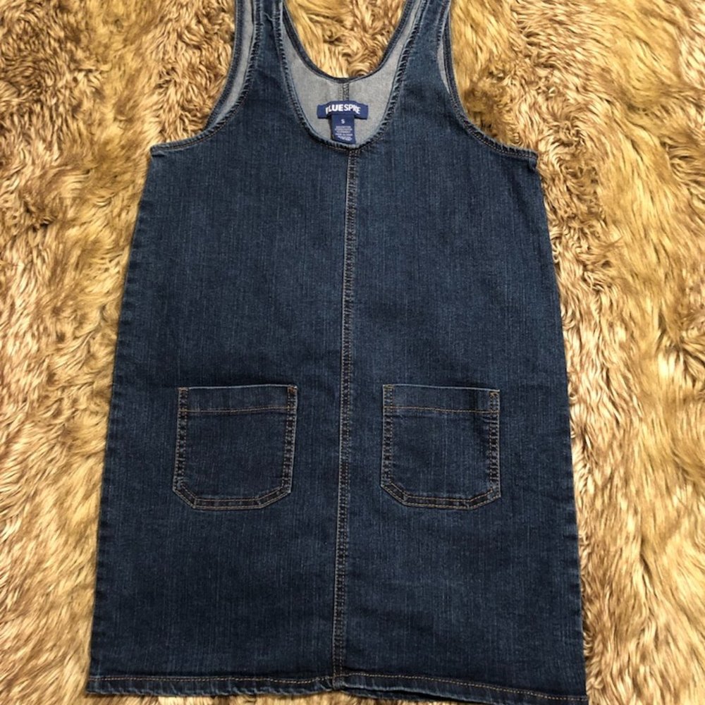 Denim Overall Dress